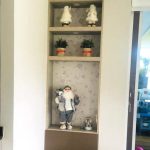 papel colgadura blanco